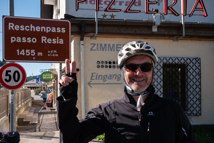 Passhöhe Reschenpass